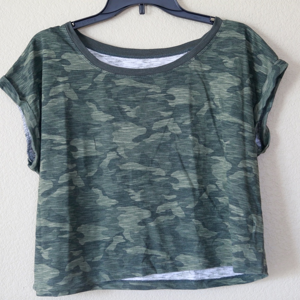 Camo Crop Top