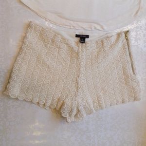 Bundle for ef4l: Forever 21 Cream Shorts