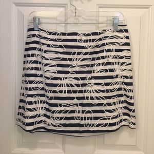 Size 6 Lilly Pulitzer striped miniskirt
