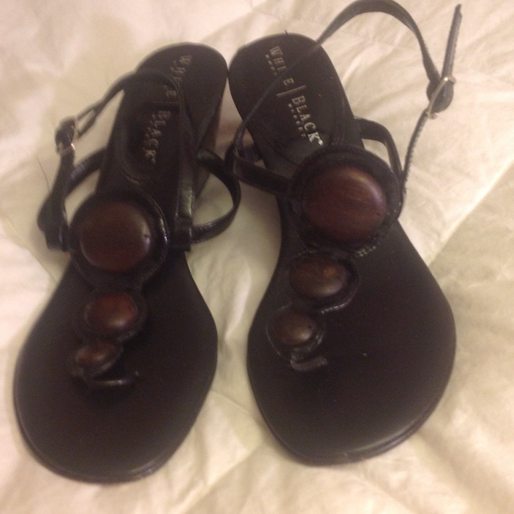 White House Black Market platform sandals