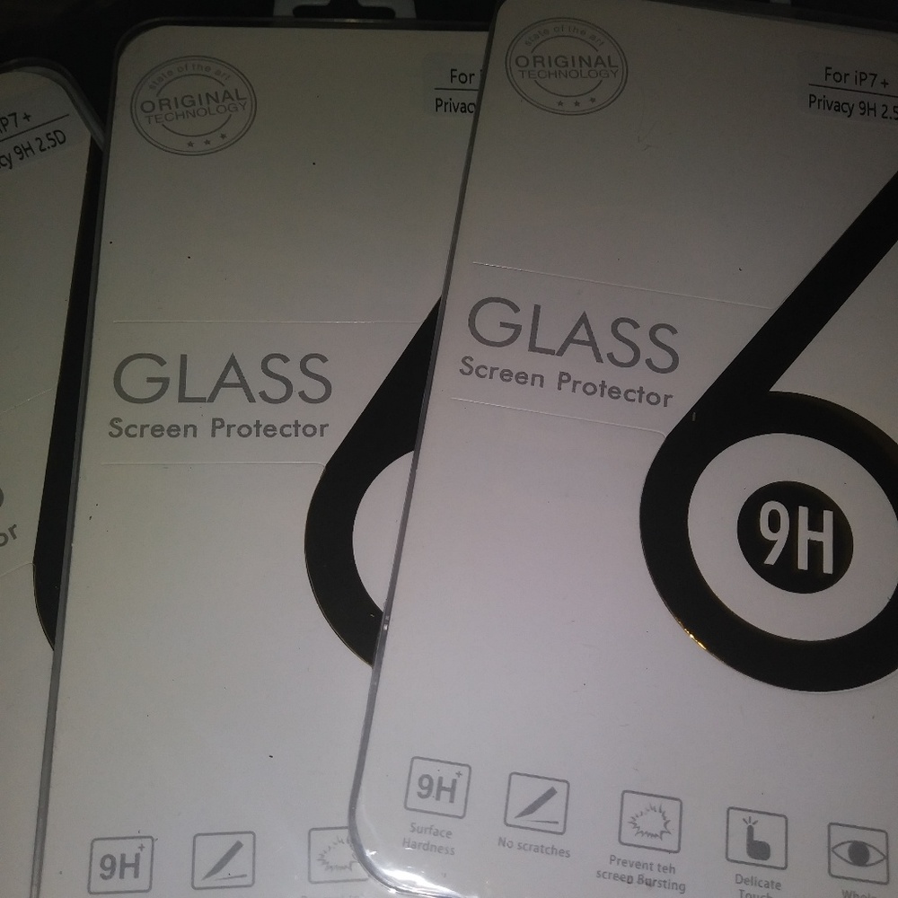 Ip7 ip6 glass screen protectors for ip7 different