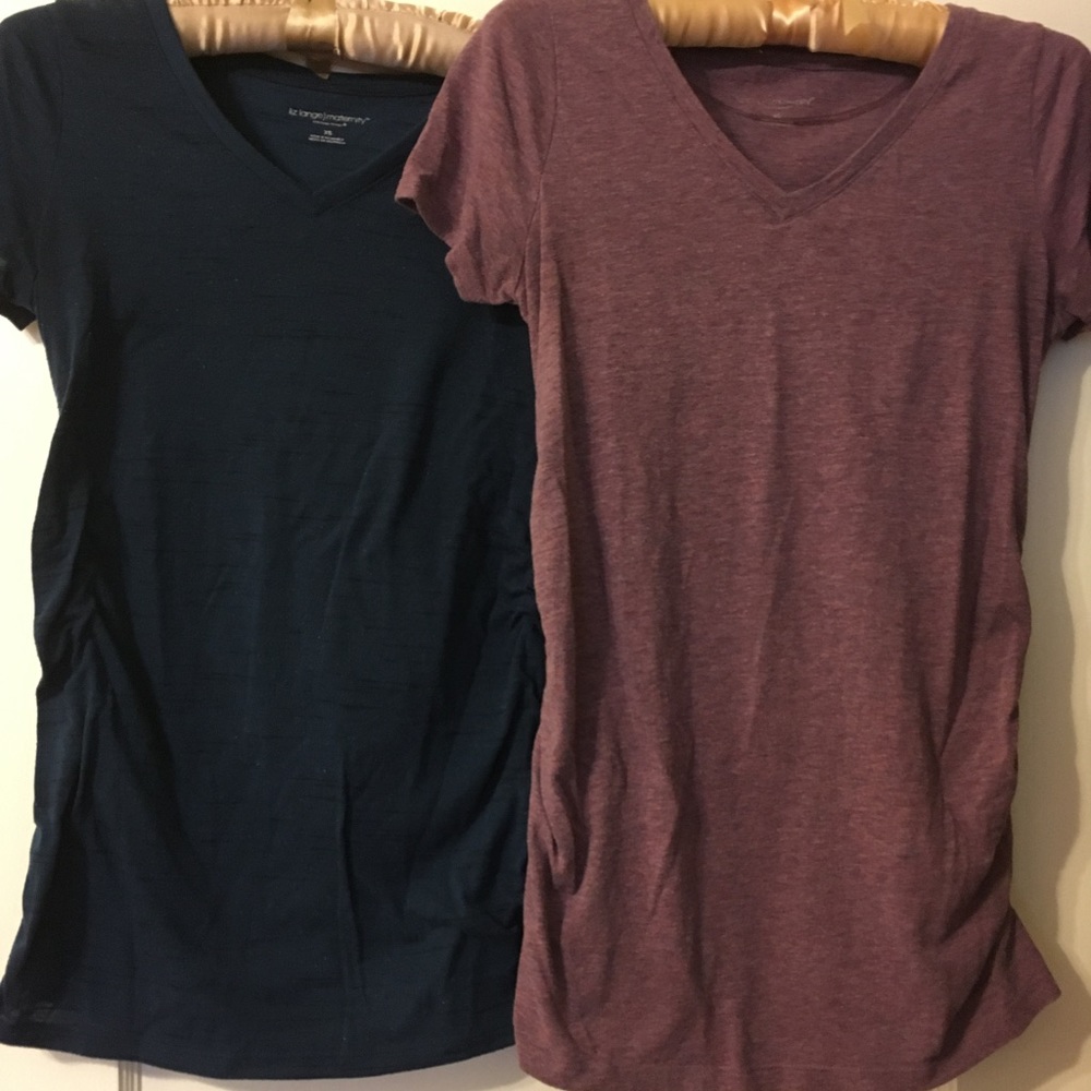 2 Maternity tee shirts