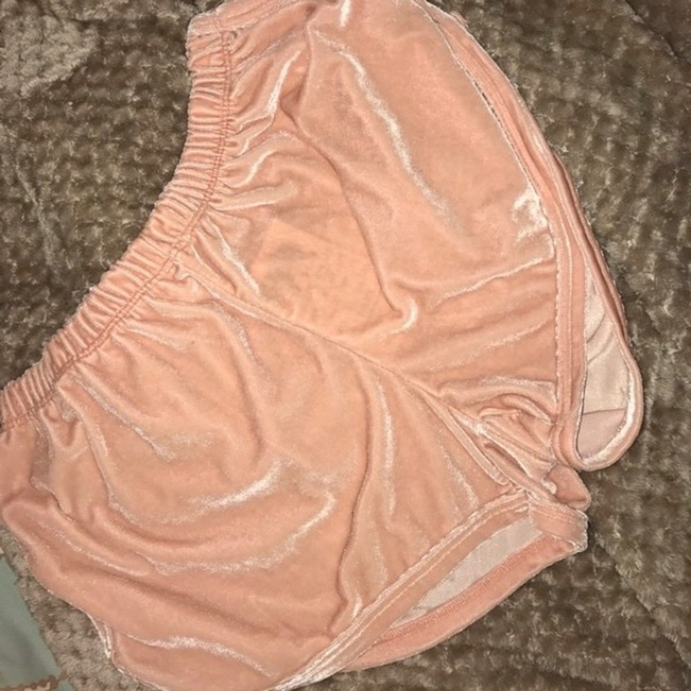 brandy melville velvet shorts