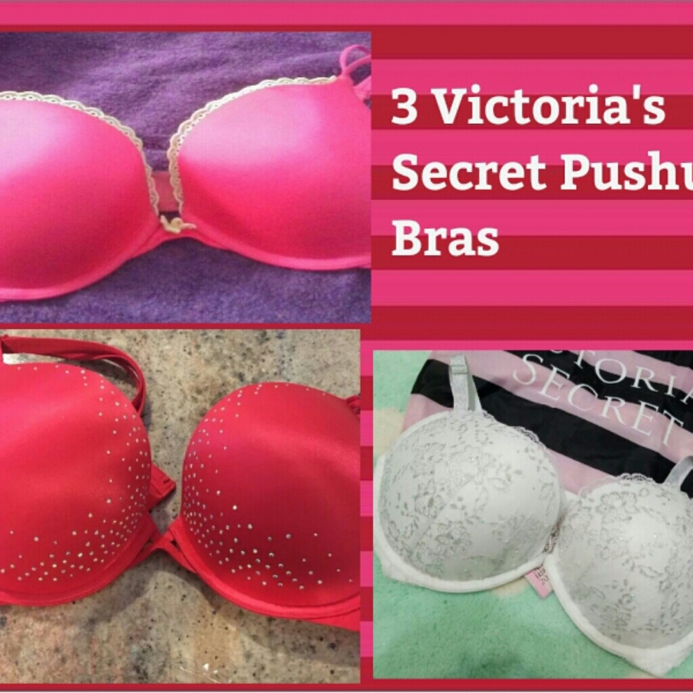 3 Victoria's Secret Pushup Bras