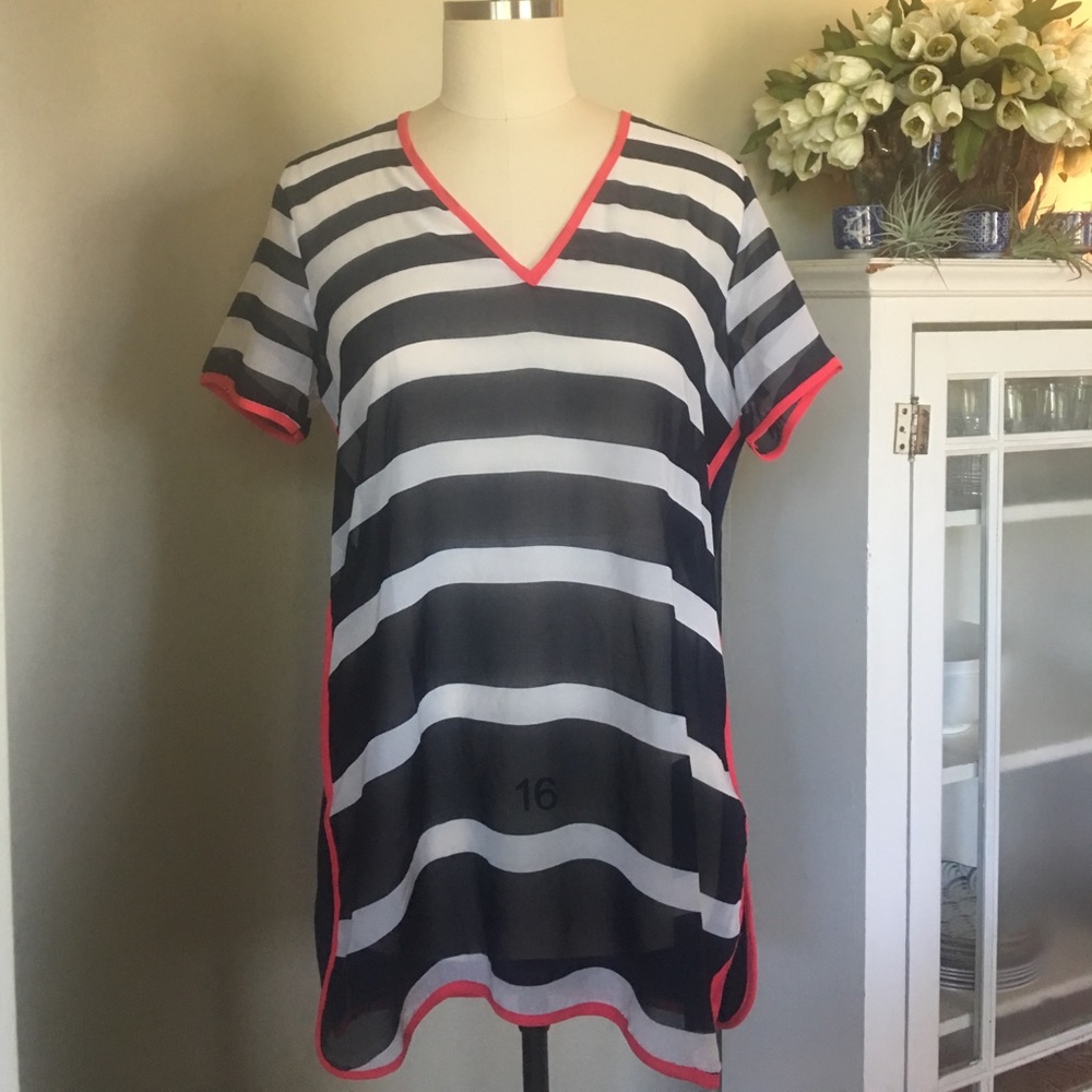 Navy beach cover up