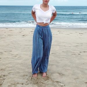 🕊🕊BLUE STRIPED LINEN PANTS🕊🕊