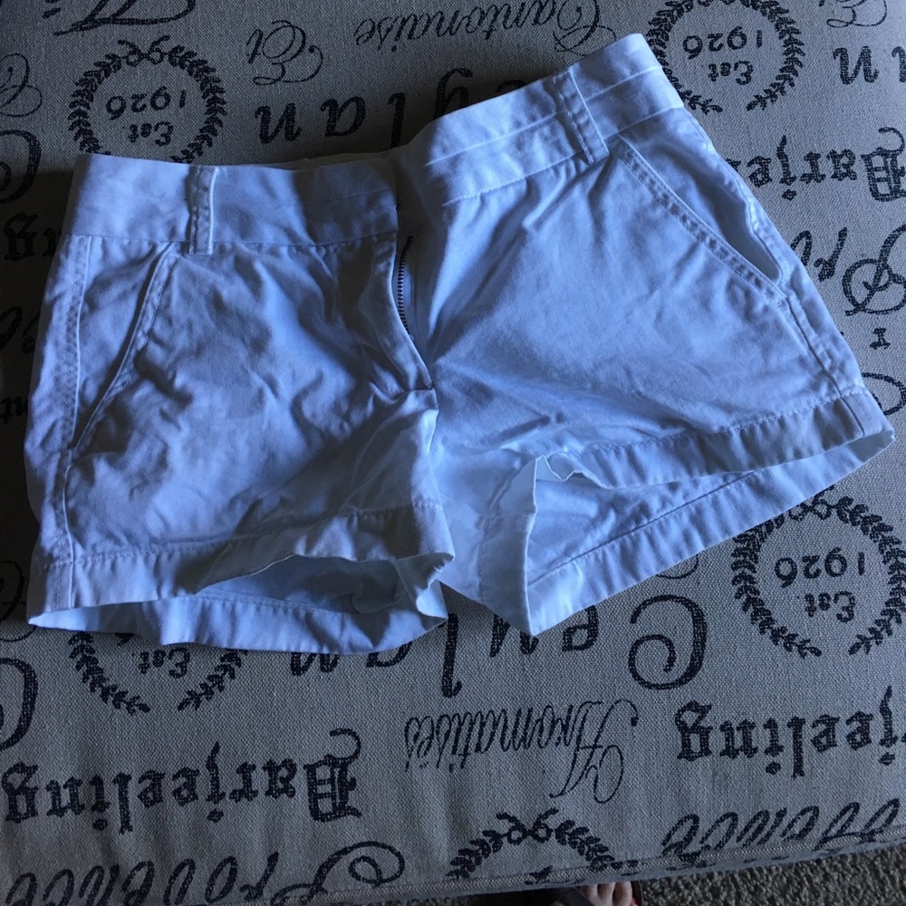 Jcrew white shorts