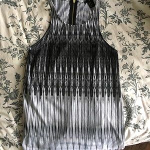 Black and white patterned shirt