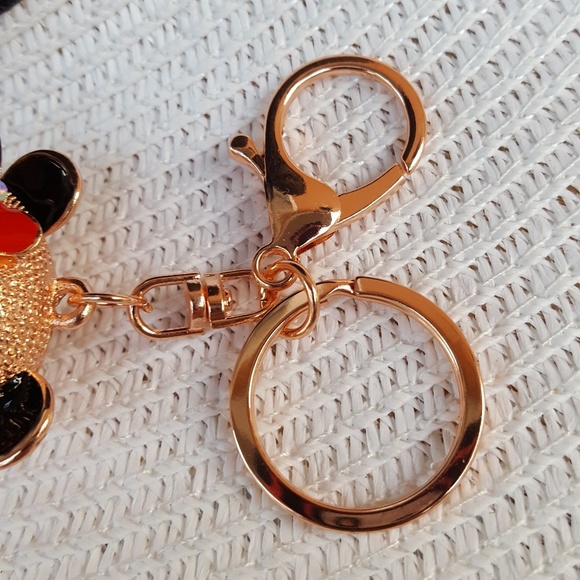 Bear Rhinestone Keychain - Picture 3 of 3