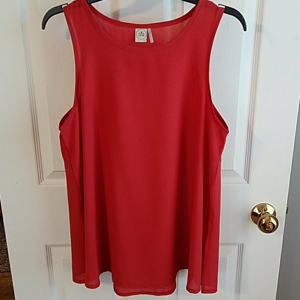 Paper Crane Flowy Tunic Blouse