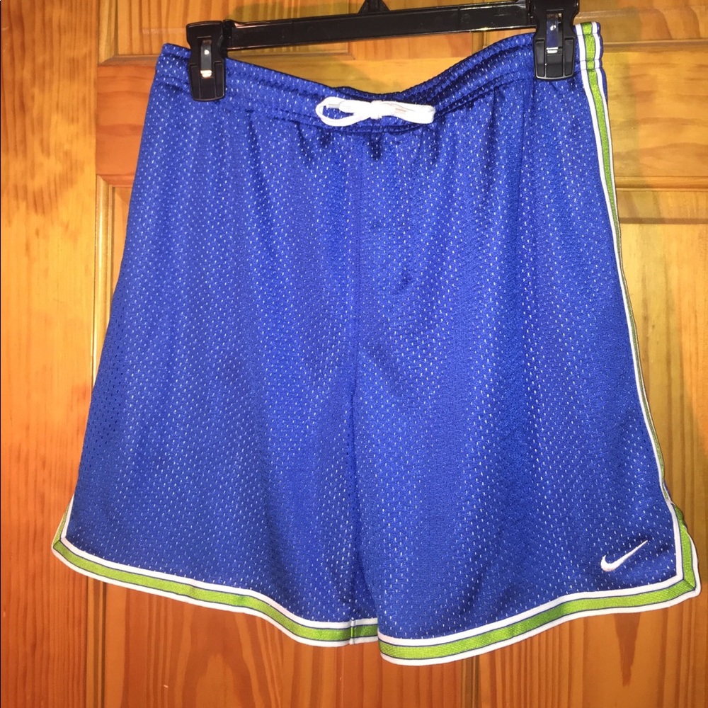 Blue Mesh Nike Shorts