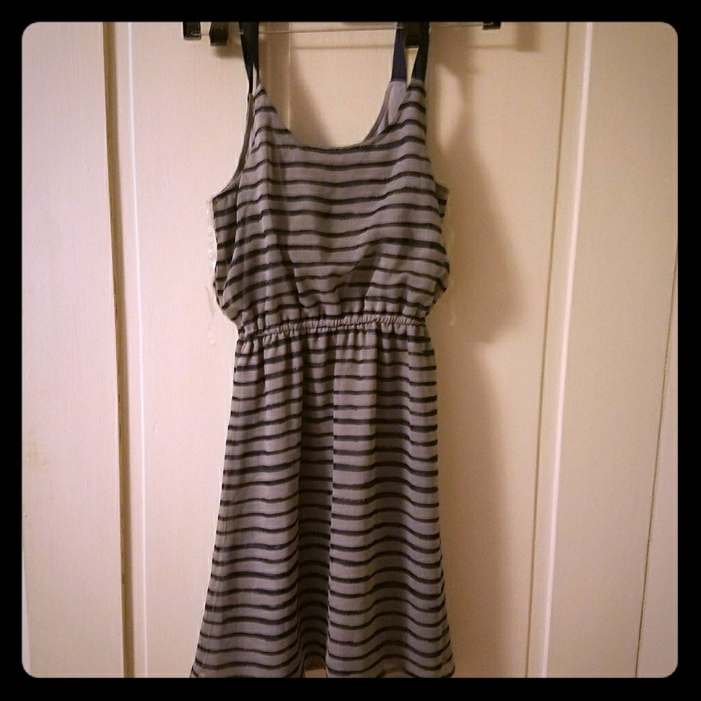 Striped mini dress