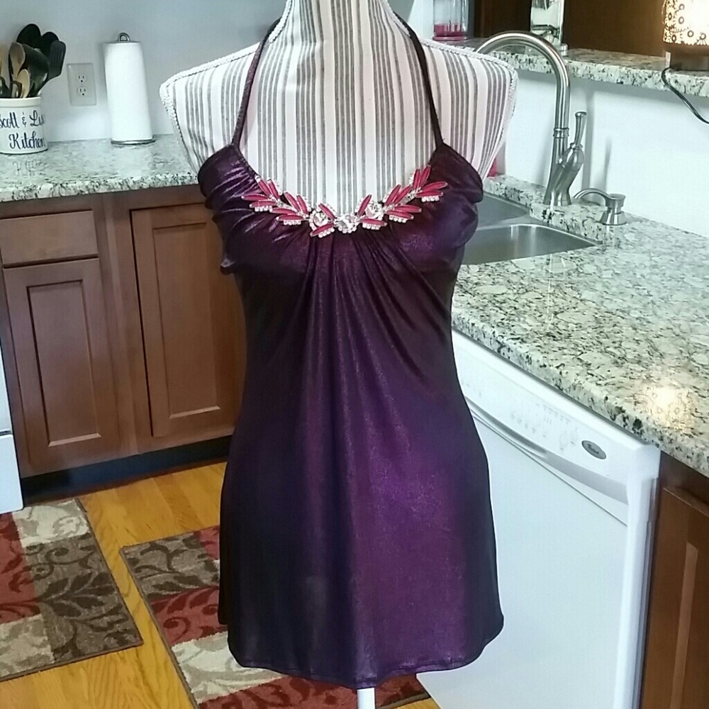 Purple sparkly Dress/Shirt