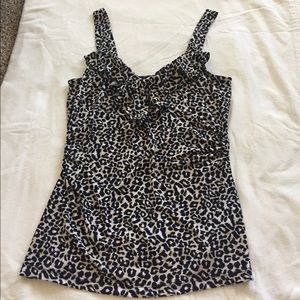 WHBM animal print tank