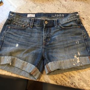GAP boyfriend jean shorts