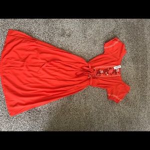 Festive off the shoulder dress from Old Navy