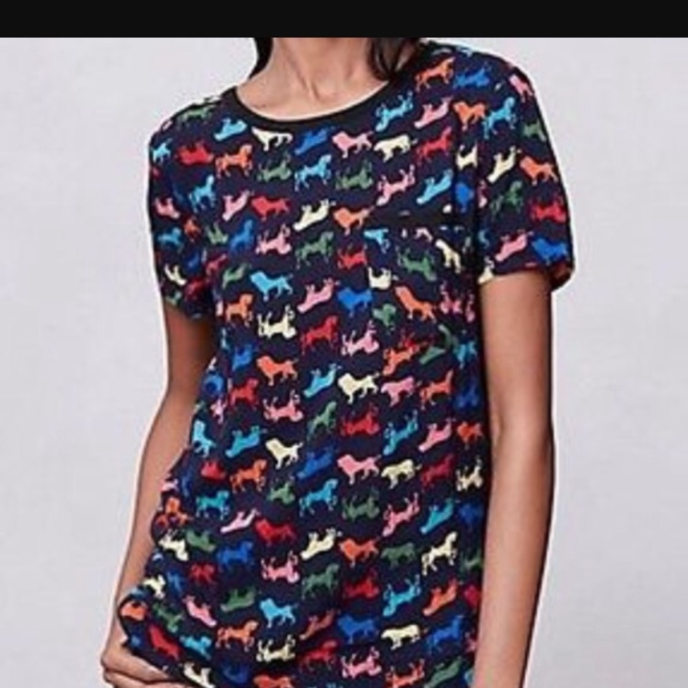 Anthropologie Maeve Animal Print Top 4