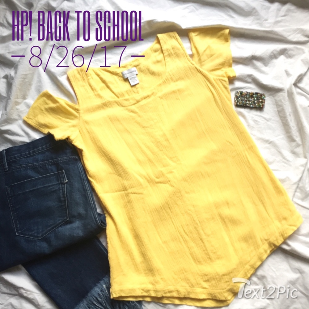 HP! EUC Soft Surroundings cold shoulder top sz XS