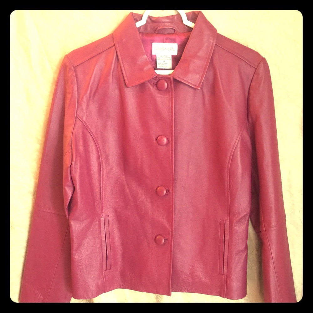 Chadwicks old rose leather jacket