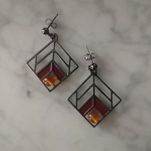 Frank Lloyd Wright earrings