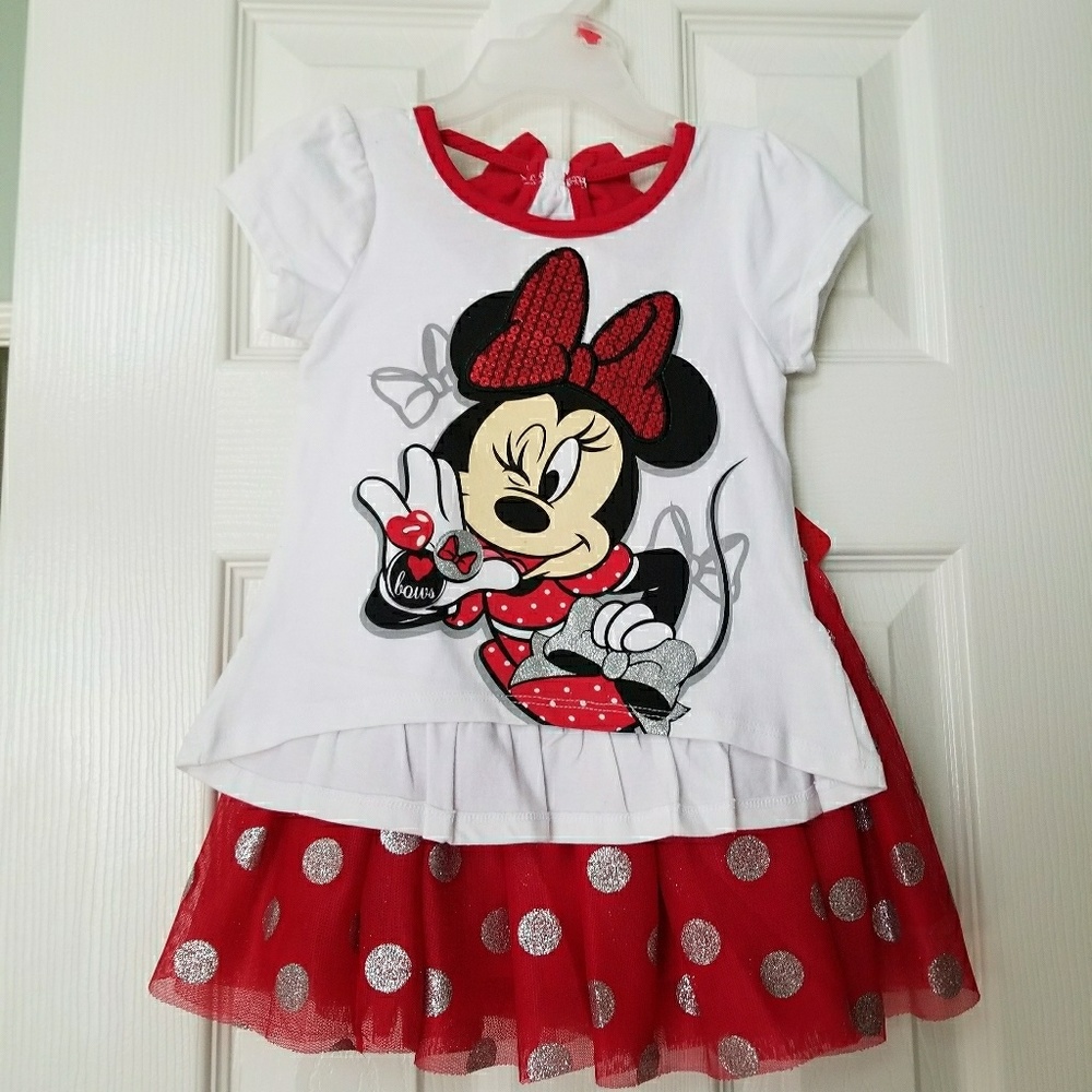 2 pc  Minnie Mouse tutu set