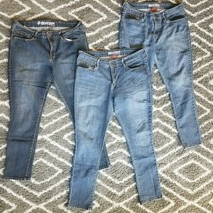 Lot of 3 plus size skinny jeans