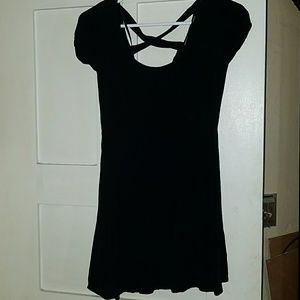 F21 black dress