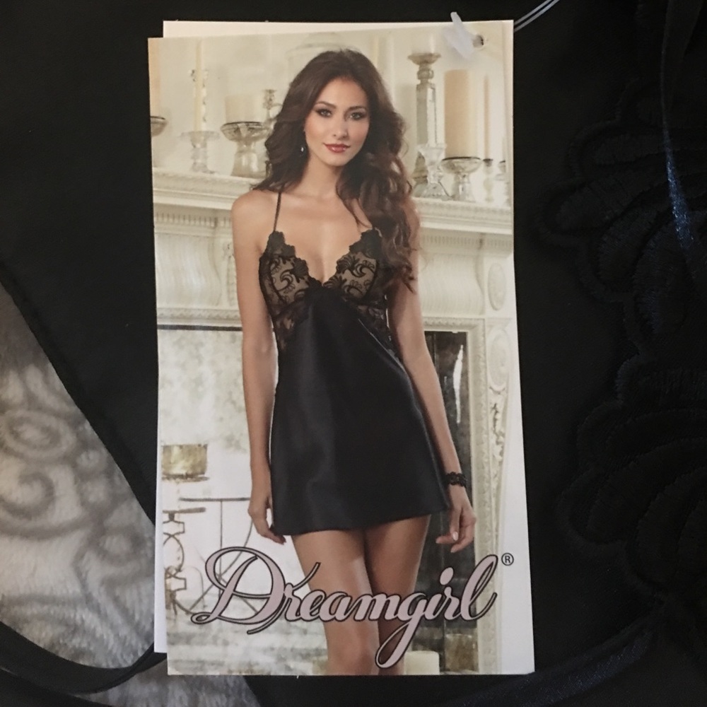 Black lace nightie!