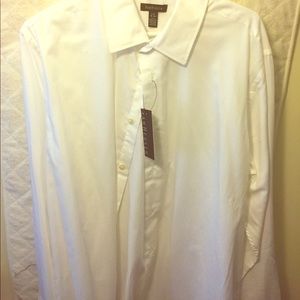 White Dress Shirt Van Hausen NEW