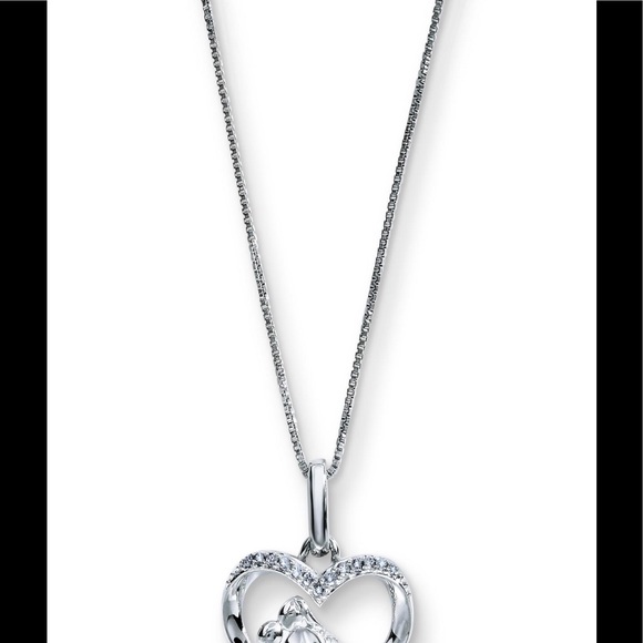 Mother and child genuine diamond necklace ๐ - Picture 5 of 6