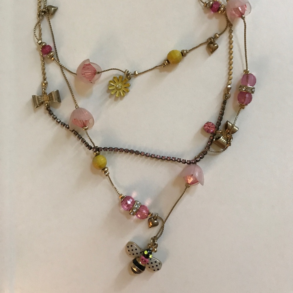 Layered Betsey Johnson Necklace