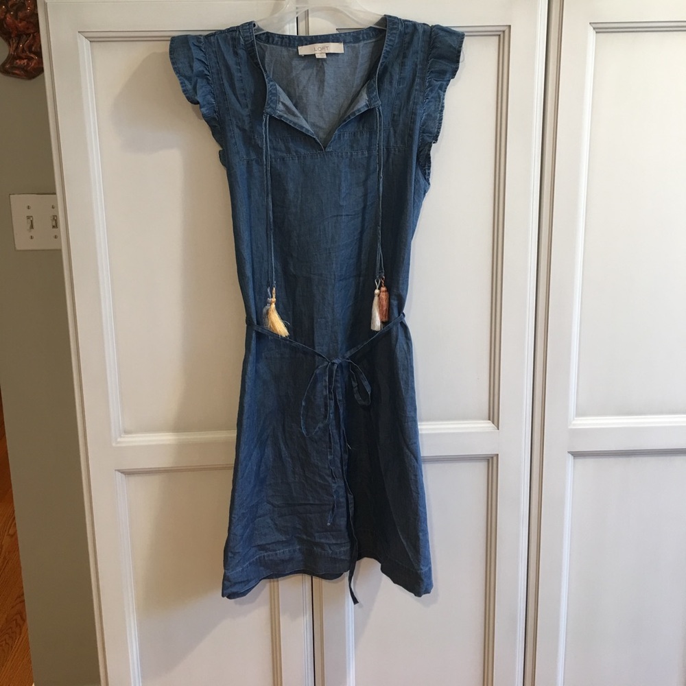 Loft denim dress