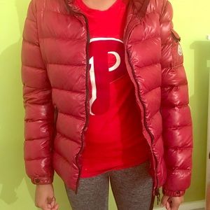 Size Small Red Women's Moncler Jacket
