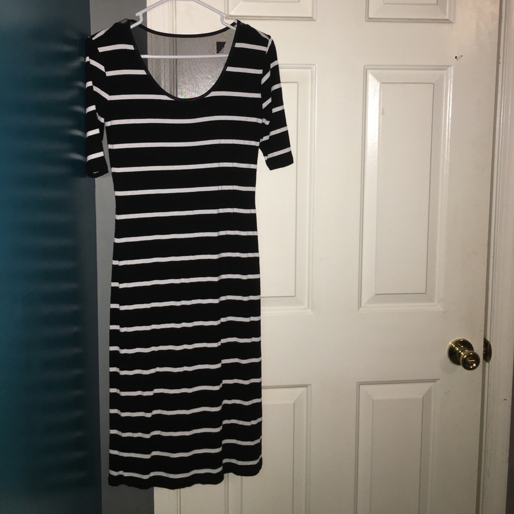 Charlotte Russe scooped, mesh-back, tight dress.