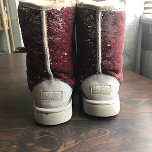 UGGs Red Green & Silver