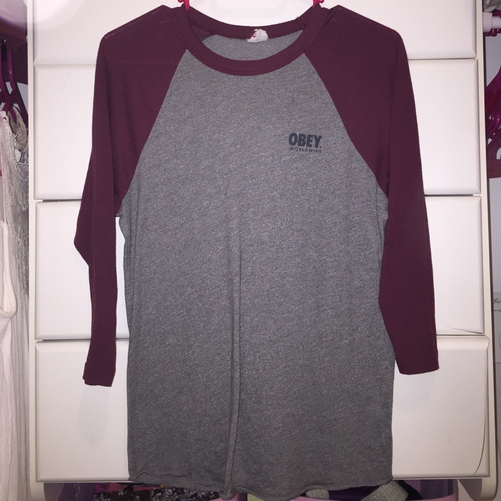 OBEY BASEBALL T