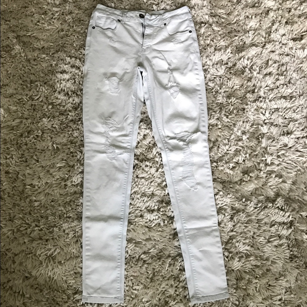 Light wash ripped pacsun skinny jeans