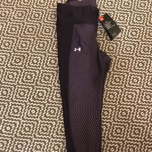 NWT under armour pants, purple, size small