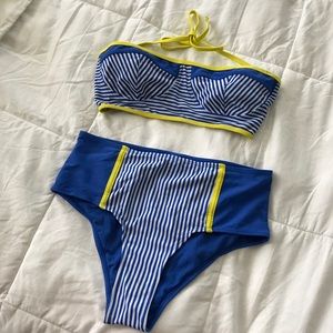 FOREVER 21 high waisted swim suit