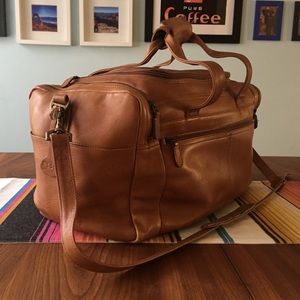 Dorado Leather Duffel by Dilana