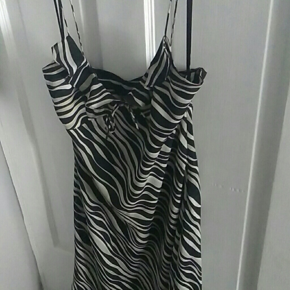 Zebra stripped dress