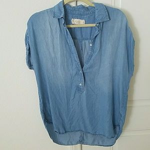 Chambrai Los Angeles Denim blouse