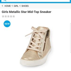 Girls Metallic Sneaker