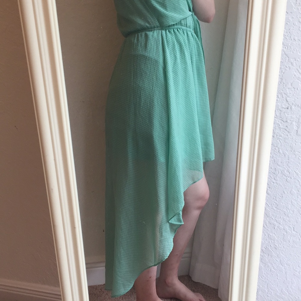 Forever 21 High Low Aqua Green Dress!! - Picture 5 of 6