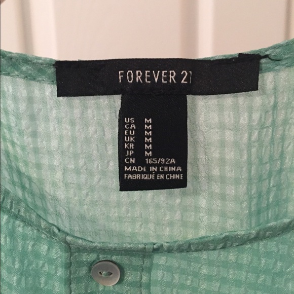 Forever 21 High Low Aqua Green Dress!! - Picture 3 of 6