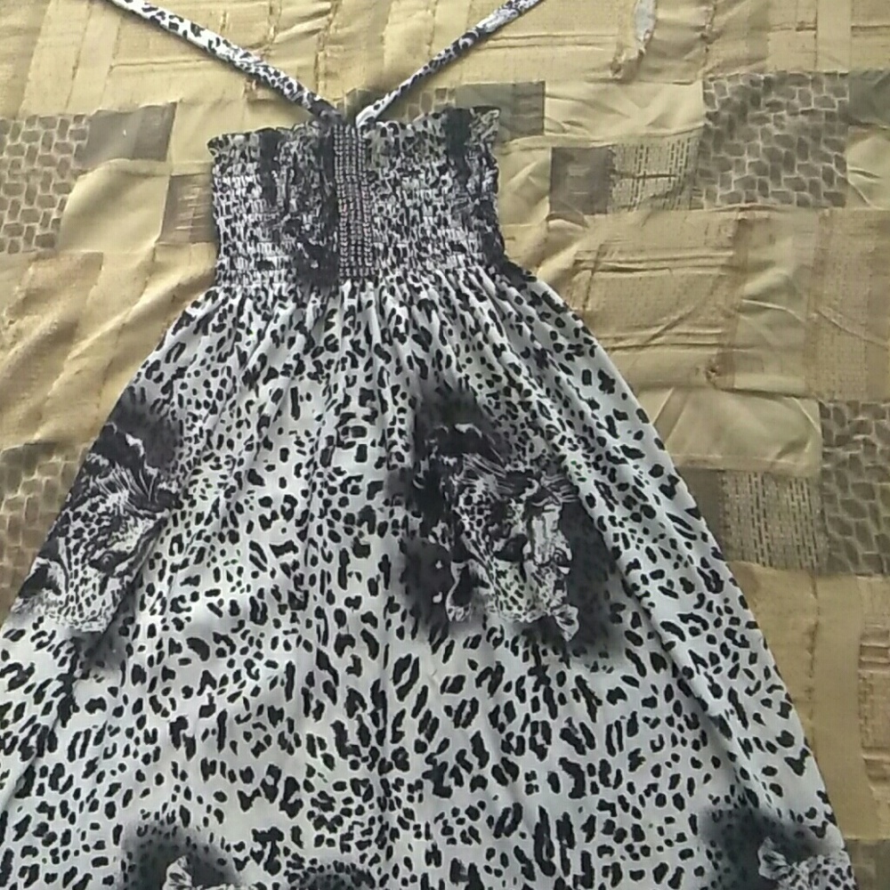 Cheetah print dress