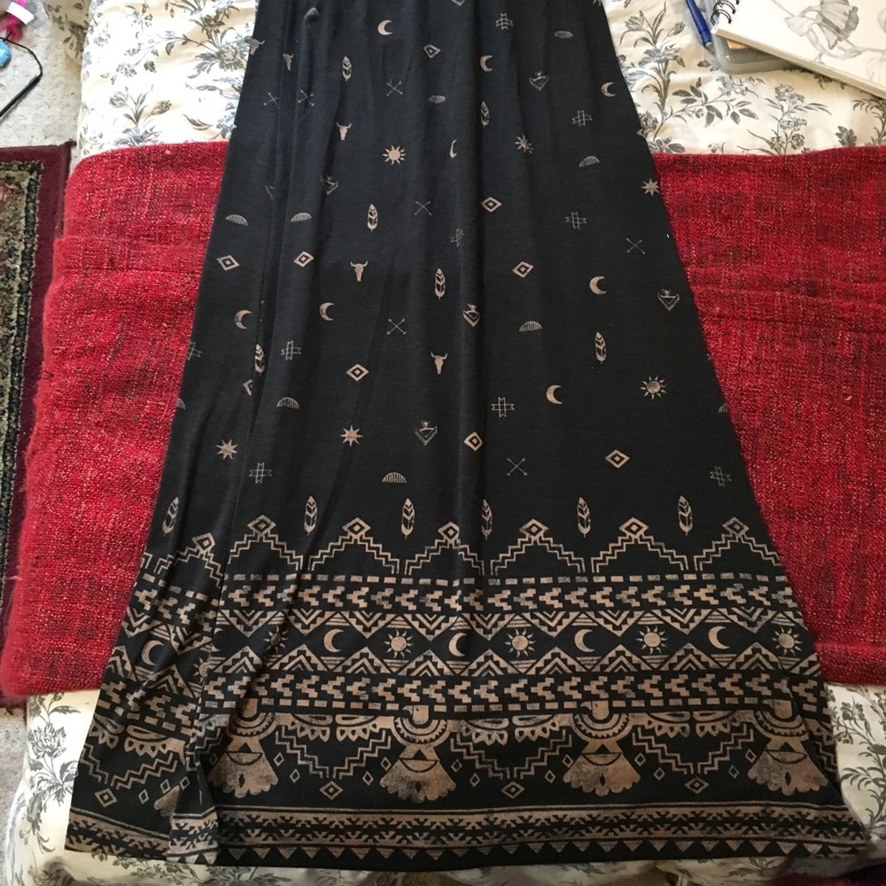 Floor length skirt