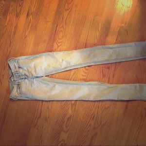 Hollister super skinny light wash jeans