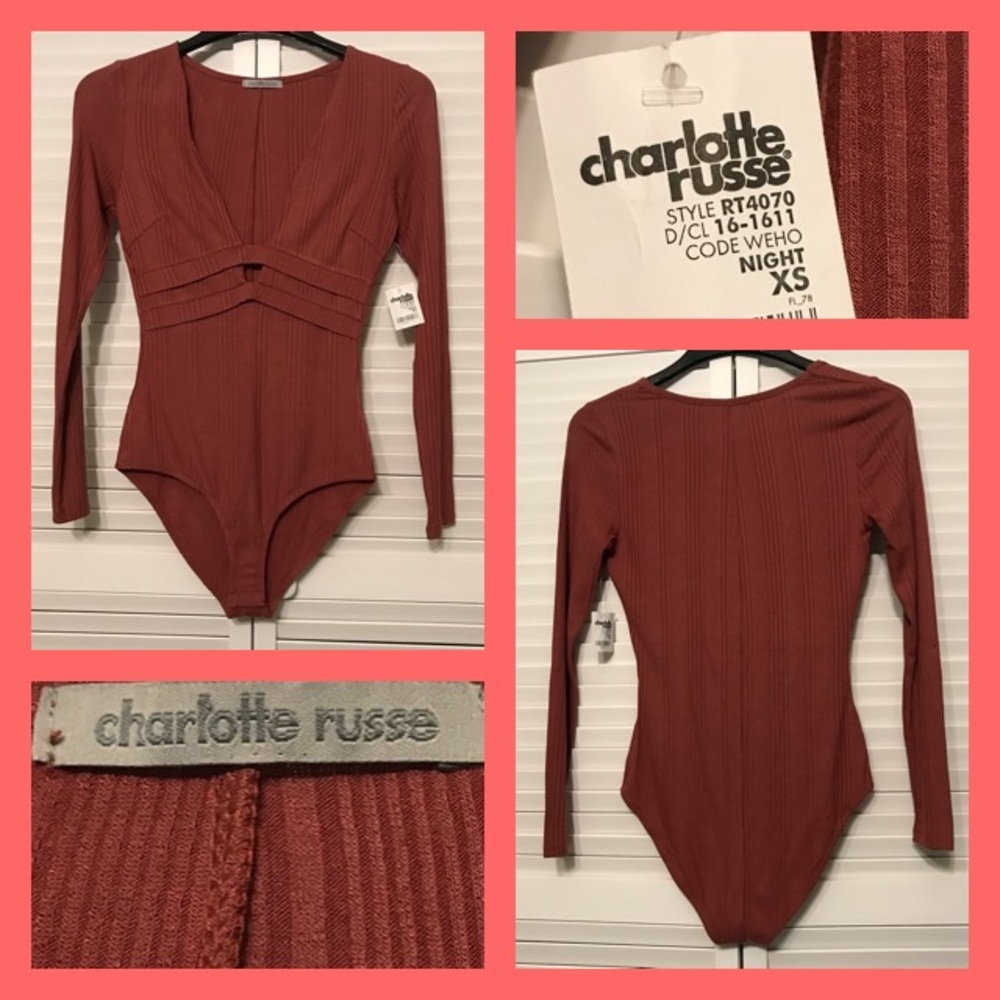 CHARLOTTE RUSSE ONE PIECE UNDERGARMENTS SIZE XS