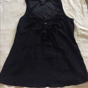 WHBM silk black tank